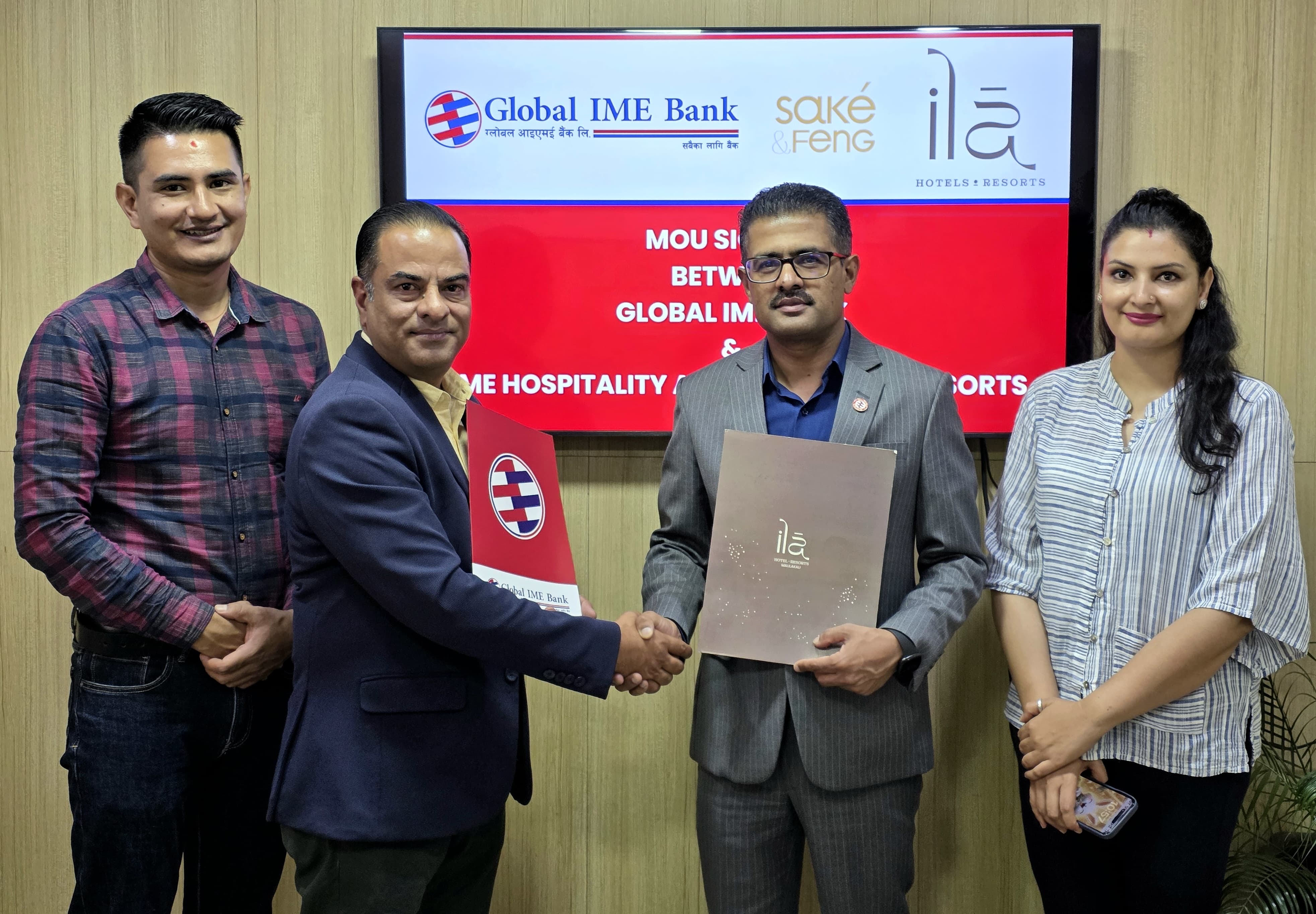 ग्लोबल आइएमई बैंकका ग्राहकलाई आइएमई हस्पिटालिटी र इला होटल एण्ड रिसोर्टका सेवाहरुमा १५ प्रतिशतसम्म छुट